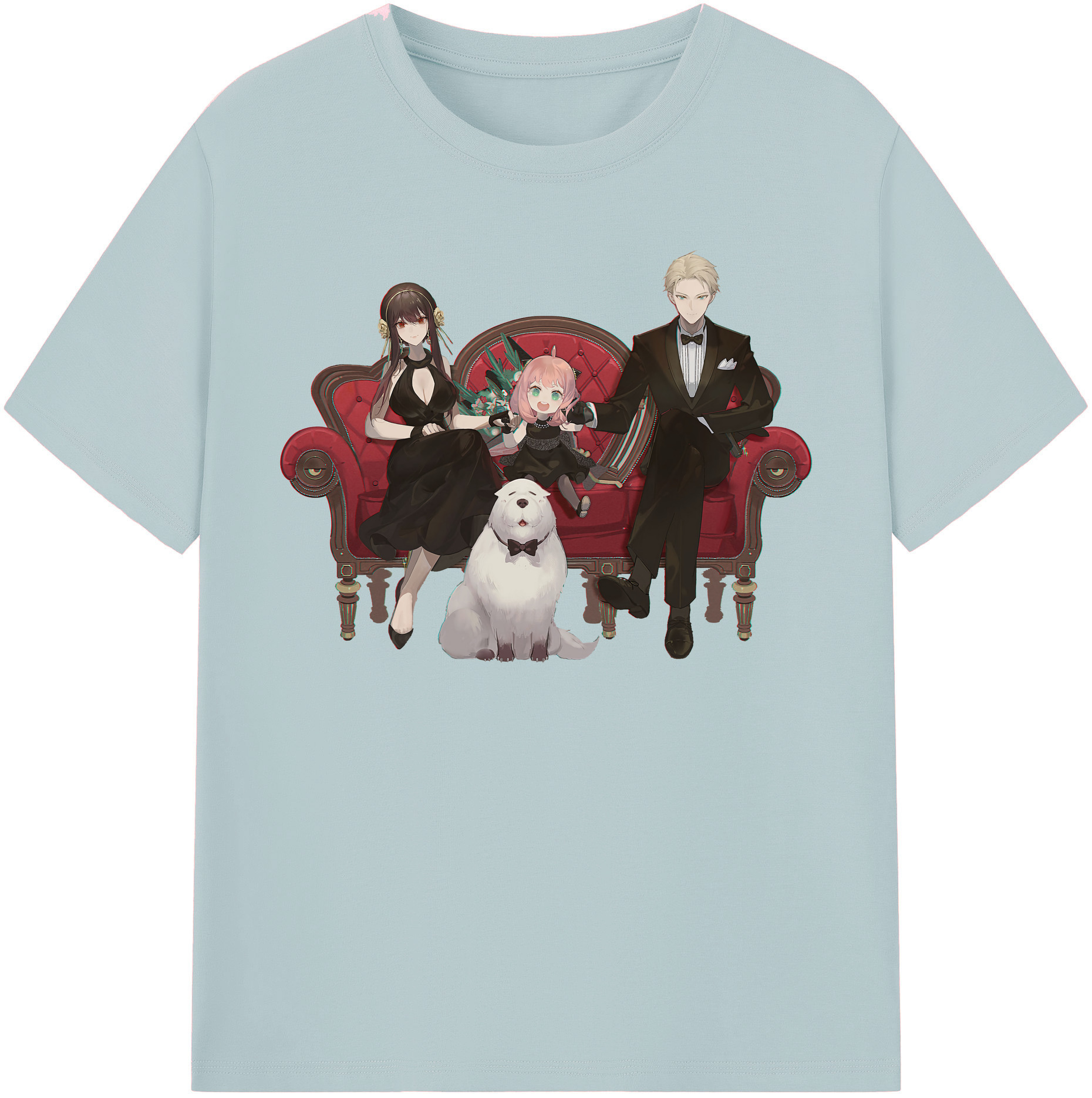 （画像用） SPY×FAMILY间谍家家酒 綿100％半袖Tシャツ（フロントプリント）